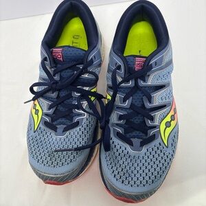 Saucony Blue and Neon‎ Running Shoes